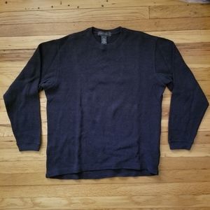 Vintage Banana Republic L/S Crew Neck Pullover Sweatshirt Blue Men's Size Medium